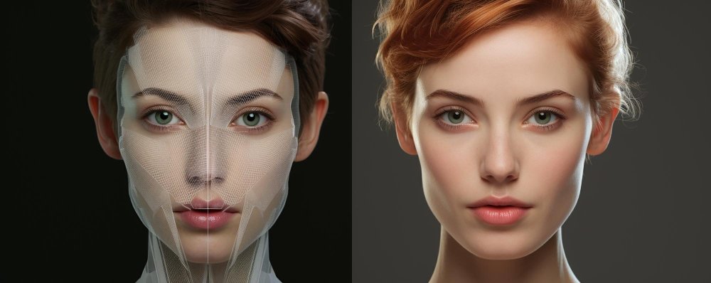 Zwei Personen mit verschwommenen Gesichtern.