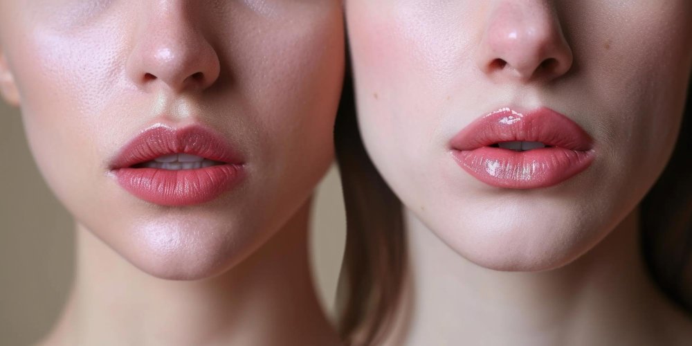 Lippenvergrößerung – Vorher-Nachher