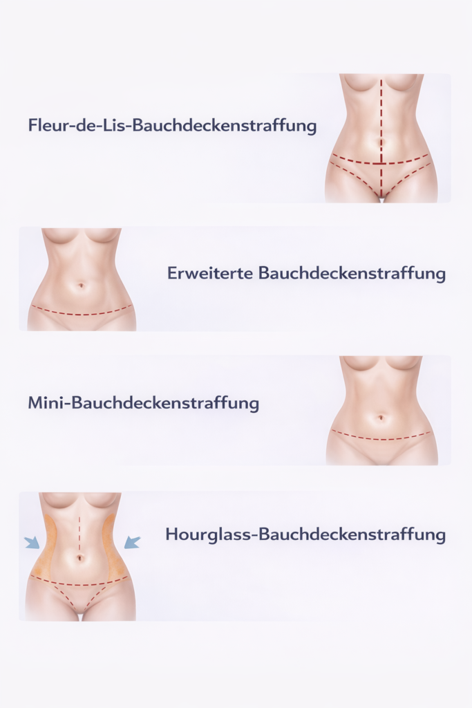 Arten der Bauchdeckenstraffung​