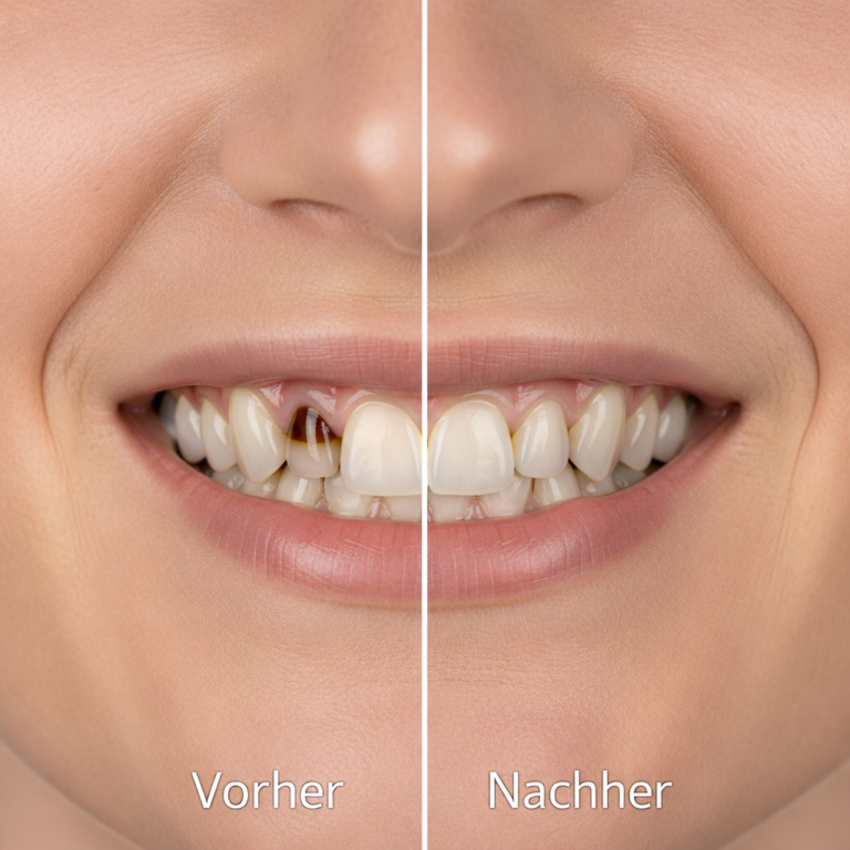 Vorher Nachher Zahnkrone