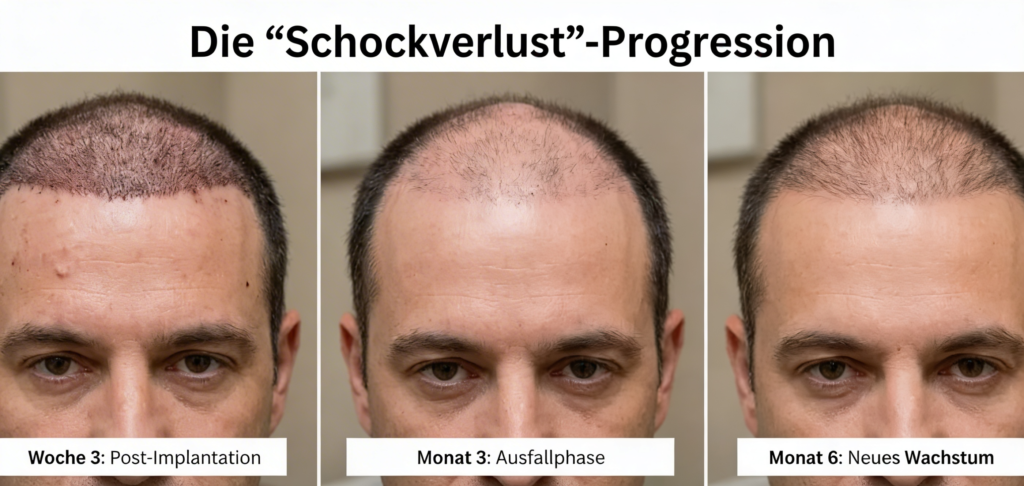 Shock Loss Haartransplantation
