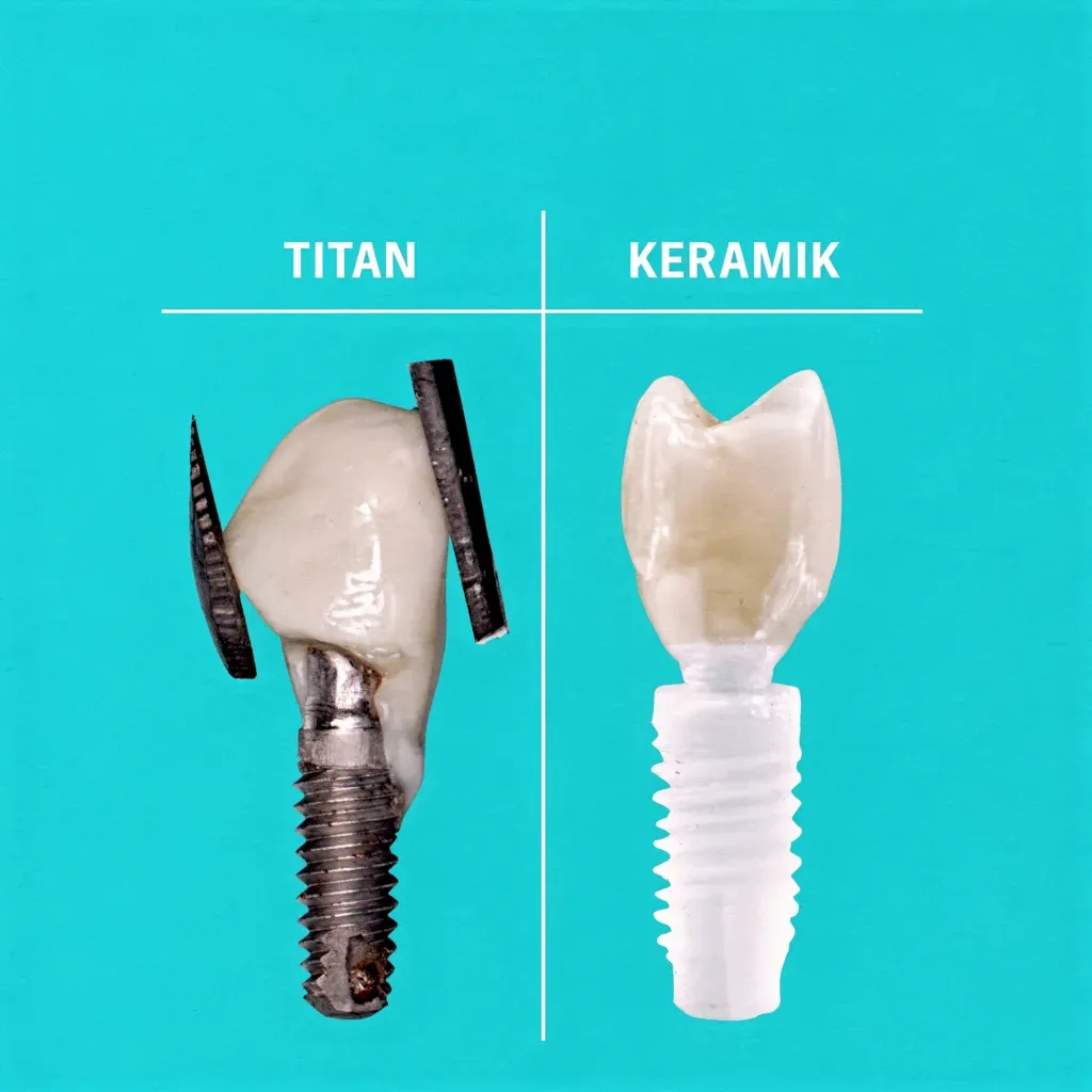 Zahnimplantat Materialien